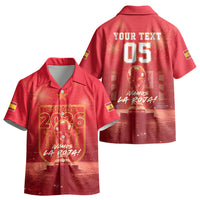 Custom World Football 2026 Spain Kid Hawaiian Shirt iVamos La Roja