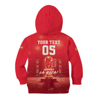 Custom World Football 2026 Spain Kid Hoodie iVamos La Roja
