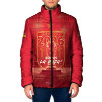 Custom World Football 2026 Spain Padded Jacket iVamos La Roja