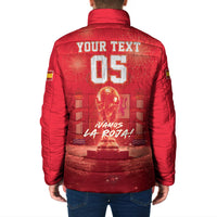 Custom World Football 2026 Spain Padded Jacket iVamos La Roja