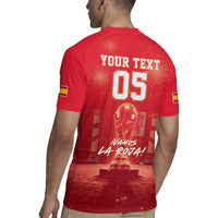 Custom World Football 2026 Spain Rugby Jersey iVamos La Roja