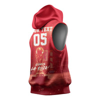 Custom World Football 2026 Spain Sleeveless Hoodie iVamos La Roja