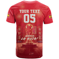 Custom World Football 2026 Spain T Shirt iVamos La Roja
