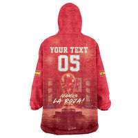 Custom World Football 2026 Spain Wearable Blanket Hoodie iVamos La Roja