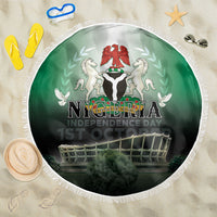 Nigeria Independence Day Beach Blanket Proud To Be Nigerian