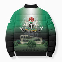 Nigeria Independence Day Bomber Puffer Jacket Proud To Be Nigerian