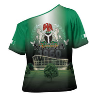 Nigeria Independence Day Cross Shoulder Shirt Proud To Be Nigerian