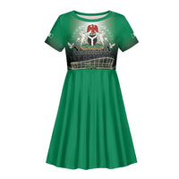 Nigeria Independence Day Kid Short Sleeve Dress Proud To Be Nigerian
