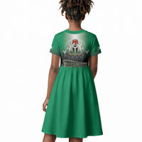 Nigeria Independence Day Kid Short Sleeve Dress Proud To Be Nigerian