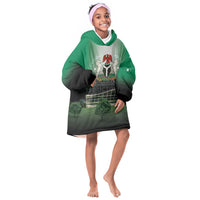 Nigeria Independence Day Kid Wearable Blanket Hoodie Proud To Be Nigerian