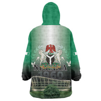 Nigeria Independence Day Kid Wearable Blanket Hoodie Proud To Be Nigerian