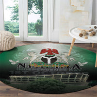 Nigeria Independence Day Round Carpet Proud To Be Nigerian