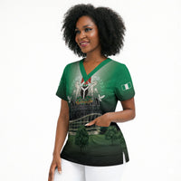 Nigeria Independence Day Scrub Top Proud To Be Nigerian