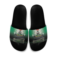 Nigeria Independence Day Slide Sandals Proud To Be Nigerian