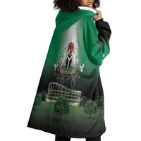 Nigeria Independence Day Wearable Blanket Hoodie Proud To Be Nigerian