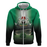 Nigeria Independence Day Zip Hoodie Proud To Be Nigerian