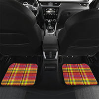 Saint Lucia Creole Day Car Mats Madras Pattern Flag Style