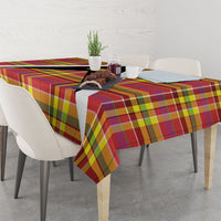 Saint Lucia Creole Day Tablecloth Madras Pattern Flag Style