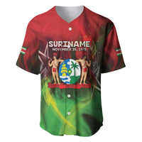 Suriname Independence Day Baseball Jersey Wan Switi Srefidensi Dey - Wonder Print Shop