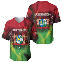 Suriname Independence Day Baseball Jersey Wan Switi Srefidensi Dey - Wonder Print Shop
