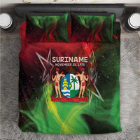 Suriname Independence Day Bedding Set Wan Switi Srefidensi Dey - Wonder Print Shop
