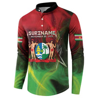 Suriname Independence Day Button Sweatshirt Wan Switi Srefidensi Dey - Wonder Print Shop