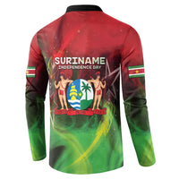 Suriname Independence Day Button Sweatshirt Wan Switi Srefidensi Dey - Wonder Print Shop