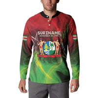 Suriname Independence Day Button Sweatshirt Wan Switi Srefidensi Dey - Wonder Print Shop