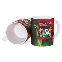 Suriname Independence Day Ceramic Mug Wan Switi Srefidensi Dey - Wonder Print Shop
