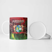 Suriname Independence Day Ceramic Mug Wan Switi Srefidensi Dey - Wonder Print Shop