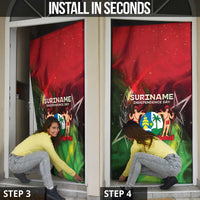 Suriname Independence Day Door Cover Wan Switi Srefidensi Dey - Wonder Print Shop