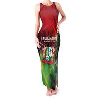 Suriname Independence Day Family Matching Tank Maxi Dress and Hawaiian Shirt Wan Switi Srefidensi Dey - Wonder Print Shop