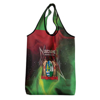 Suriname Independence Day Grocery Bag Wan Switi Srefidensi Dey - Wonder Print Shop