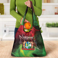 Suriname Independence Day Grocery Bag Wan Switi Srefidensi Dey - Wonder Print Shop