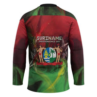 Suriname Independence Day Hockey Jersey Wan Switi Srefidensi Dey - Wonder Print Shop