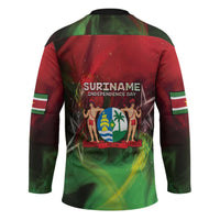 Suriname Independence Day Hockey Jersey Wan Switi Srefidensi Dey - Wonder Print Shop