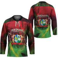 Suriname Independence Day Hockey Jersey Wan Switi Srefidensi Dey - Wonder Print Shop
