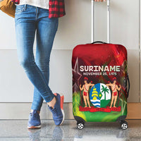 Suriname Independence Day Luggage Cover Wan Switi Srefidensi Dey - Wonder Print Shop