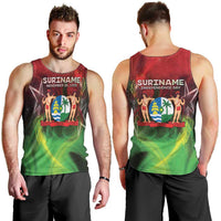 Suriname Independence Day Men Tank Top Wan Switi Srefidensi Dey - Wonder Print Shop