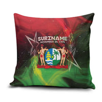 Suriname Independence Day Pillow Cover Wan Switi Srefidensi Dey - Wonder Print Shop