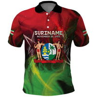 Suriname Independence Day Polo Shirt Wan Switi Srefidensi Dey - Wonder Print Shop