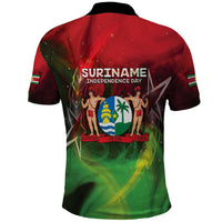 Suriname Independence Day Polo Shirt Wan Switi Srefidensi Dey - Wonder Print Shop