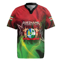 Suriname Independence Day Rugby Jersey Wan Switi Srefidensi Dey - Wonder Print Shop
