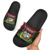 Suriname Independence Day Slide Sandals Wan Switi Srefidensi Dey - Wonder Print Shop