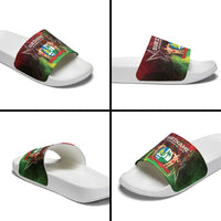 Suriname Independence Day Slide Sandals Wan Switi Srefidensi Dey - Wonder Print Shop