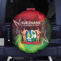 Suriname Independence Day Spare Tire Cover Wan Switi Srefidensi Dey - Wonder Print Shop