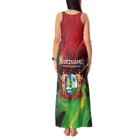 Suriname Independence Day Tank Maxi Dress Wan Switi Srefidensi Dey - Wonder Print Shop