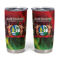 Suriname Independence Day Tumbler Cup Wan Switi Srefidensi Dey - Wonder Print Shop