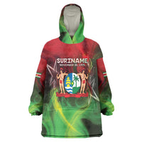Suriname Independence Day Wearable Blanket Hoodie Wan Switi Srefidensi Dey - Wonder Print Shop