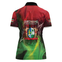 Suriname Independence Day Women Polo Shirt Wan Switi Srefidensi Dey - Wonder Print Shop